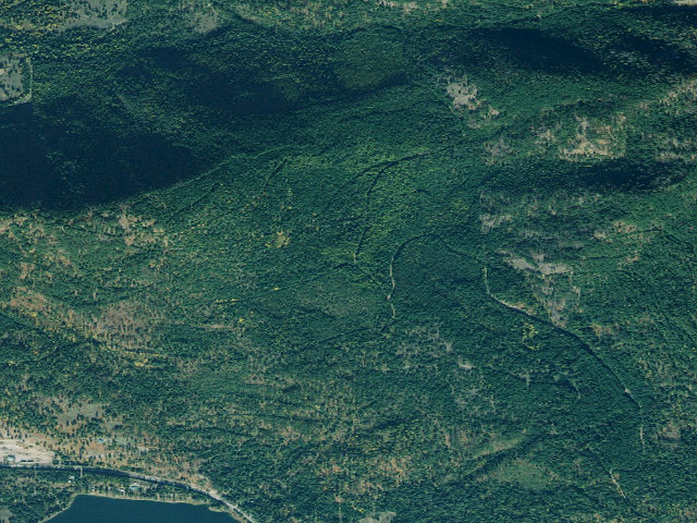 Aerial image of USFS dispersed camp — MT #427