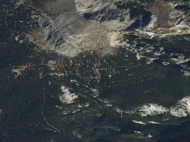 Aerial image of USFS dispersed camp — MT #430