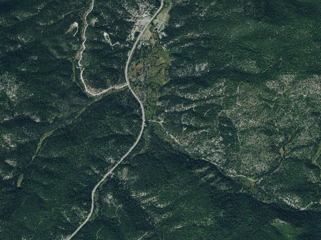 Aerial image of USFS dispersed camp — MT #431