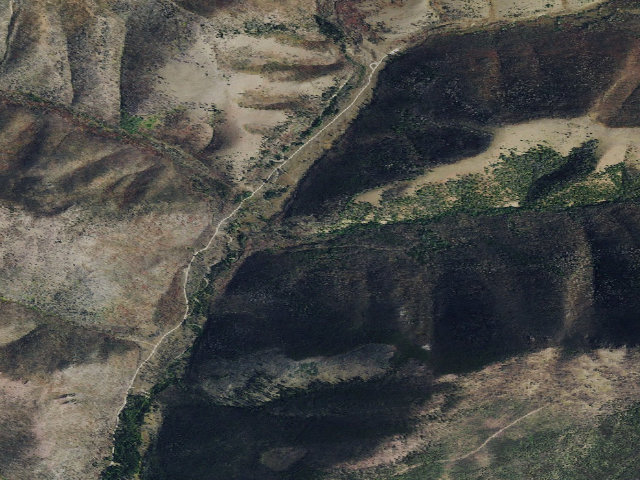 Aerial image of USFS dispersed camp — MT #432