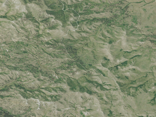Aerial image of USFS dispersed camp — MT #433