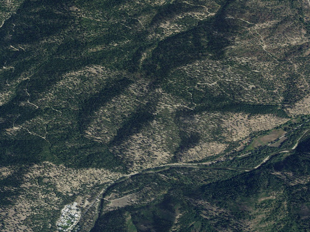 Aerial image of USFS dispersed camp — MT #447