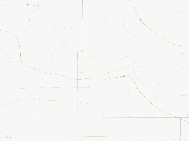 USGS topographic map of USFS dispersed camp — MT #45