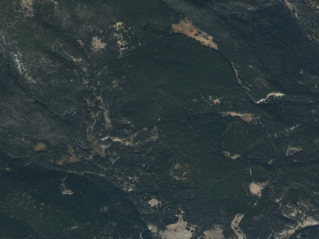 Aerial image of USFS dispersed camp — MT #454