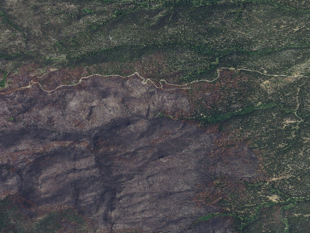 Aerial image of USFS dispersed camp — MT #456