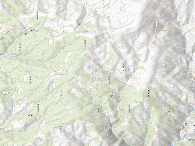 USGS topographic map of USFS dispersed camp — MT #464