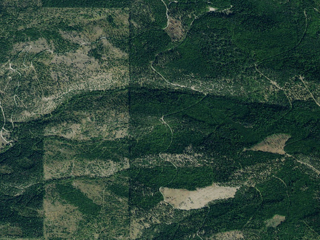 Aerial image of USFS dispersed camp — MT #466