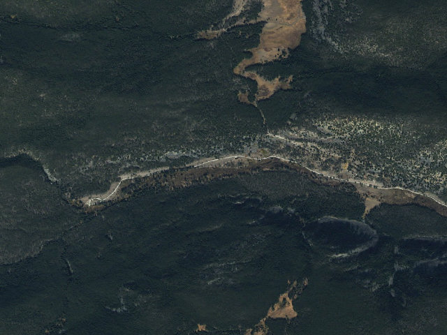 Aerial image of USFS dispersed camp — MT #472