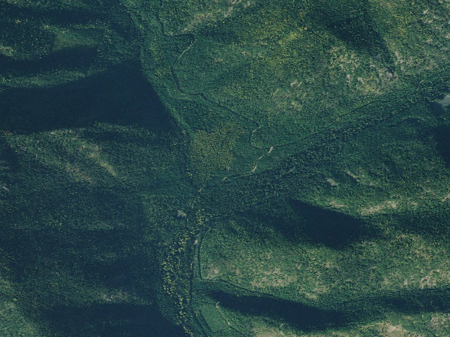 Aerial image of USFS dispersed camp — MT #476