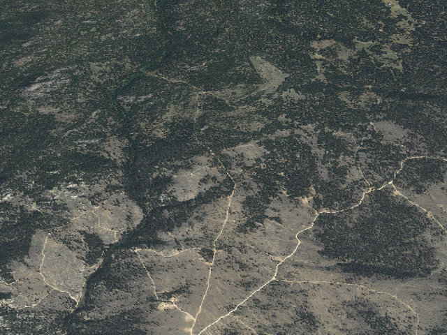 Aerial image of USFS dispersed camp — MT #478