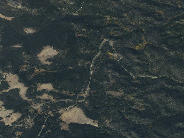 Aerial image of USFS dispersed camp — MT #480
