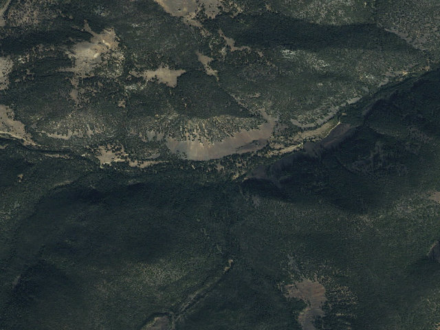 Aerial image of USFS dispersed camp — MT #488