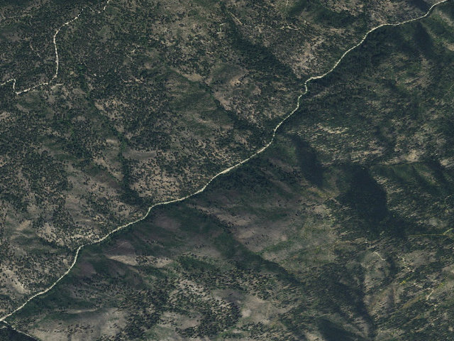 Aerial image of USFS dispersed camp — MT #490