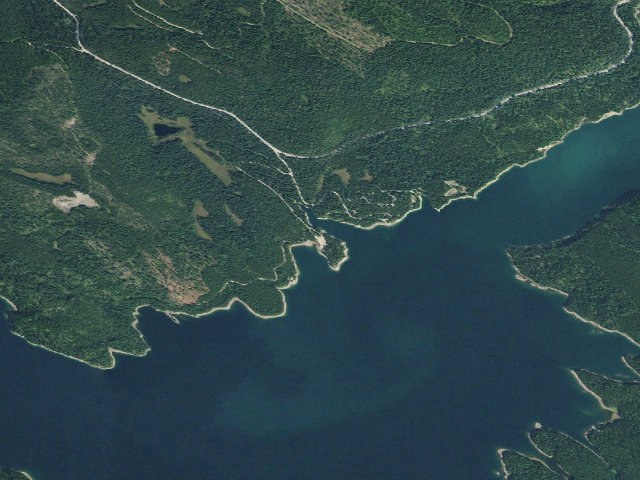 Aerial image of USFS dispersed camp — MT #493