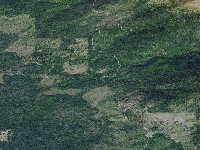 Aerial image of USFS dispersed camp — MT #495