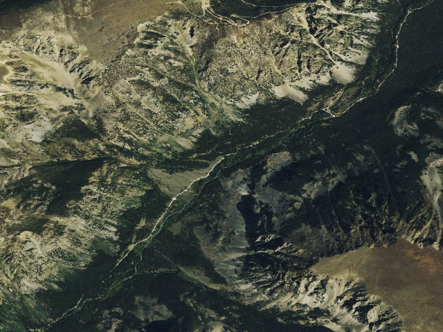 Aerial image of USFS dispersed camp — MT #499