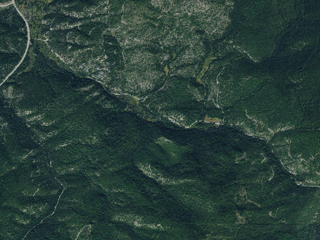 Aerial image of USFS dispersed camp — MT #504