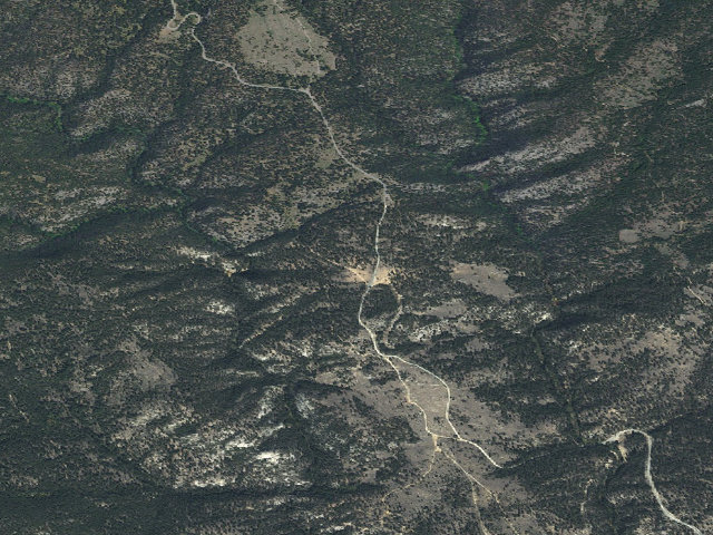 Aerial image of USFS dispersed camp — MT #508