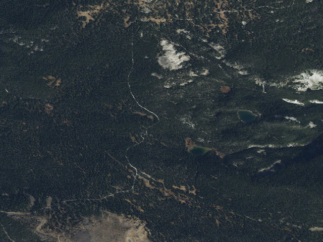 Aerial image of USFS dispersed camp — MT #513