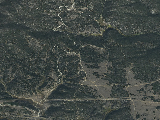 Aerial image of USFS dispersed camp — MT #515