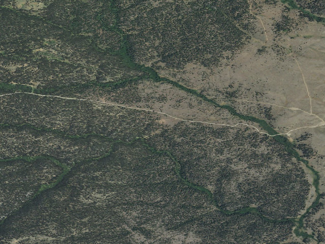 Aerial image of USFS dispersed camp — MT #516