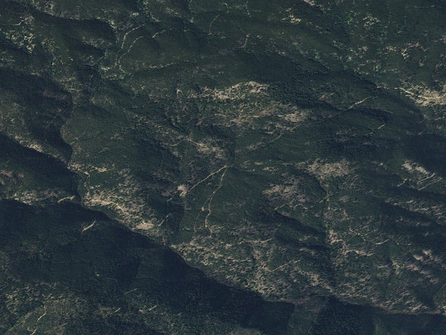 Aerial image of USFS dispersed camp — MT #520
