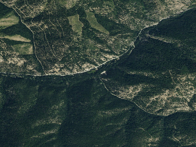 Aerial image of USFS dispersed camp — MT #530