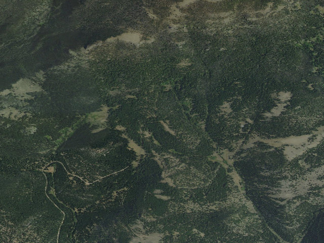 Aerial image of USFS dispersed camp — MT #531