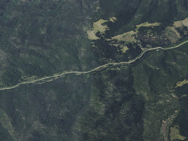 Aerial image of USFS dispersed camp — MT #532