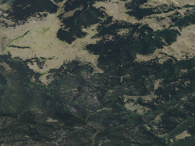 Aerial image of USFS dispersed camp — MT #533