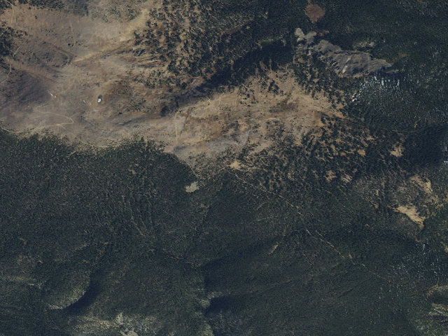 Aerial image of USFS dispersed camp — MT #541