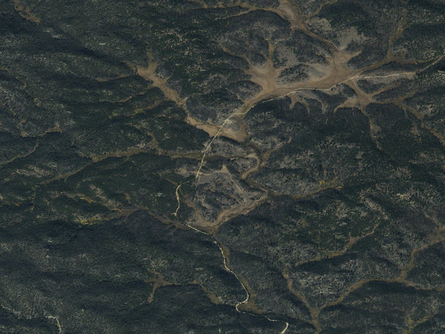 Aerial image of USFS dispersed camp — MT #546