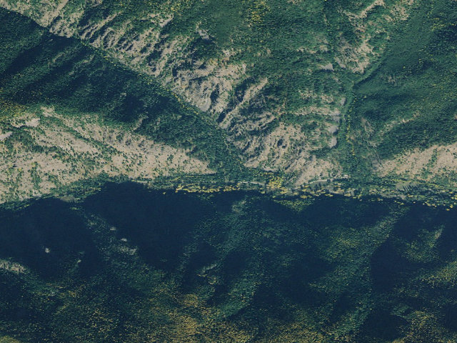 Aerial image of USFS dispersed camp — MT #549