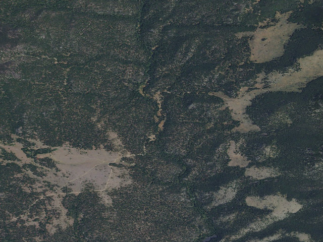 Aerial image of USFS dispersed camp — MT #559