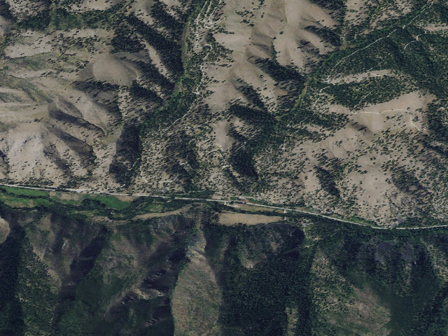 Aerial image of USFS dispersed camp — MT #567