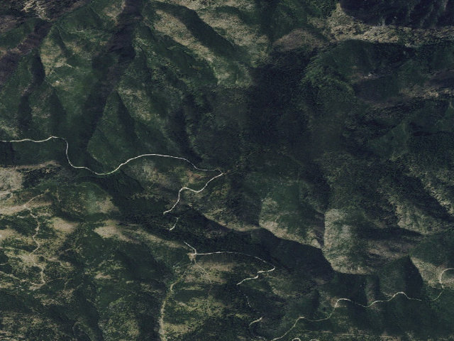 Aerial image of USFS dispersed camp — MT #570