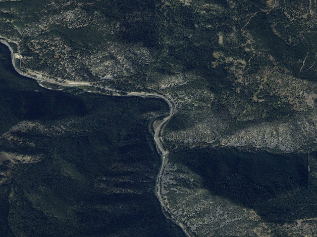 Aerial image of USFS dispersed camp — MT #574