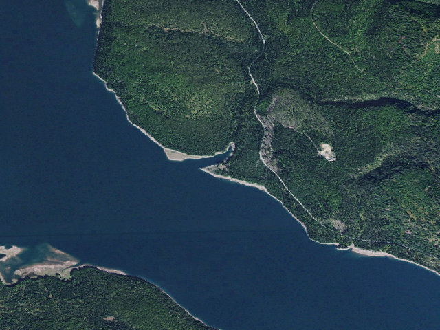 Aerial image of USFS dispersed camp — MT #576