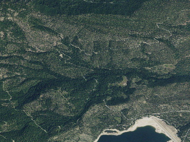 Aerial image of USFS dispersed camp — MT #583