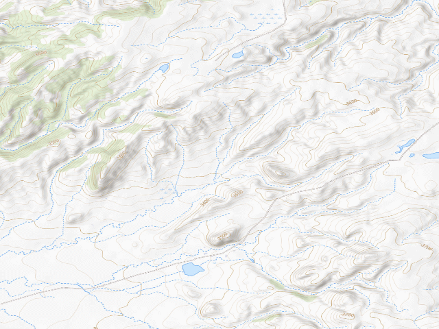 USGS topographic map of USFS dispersed camp — MT #587