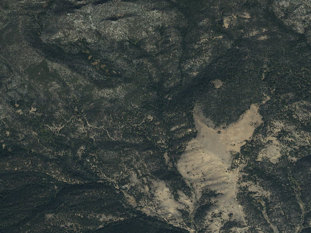 Aerial image of USFS dispersed camp — MT #591