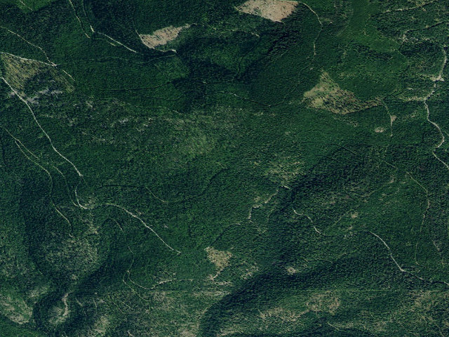 Aerial image of USFS dispersed camp — MT #617