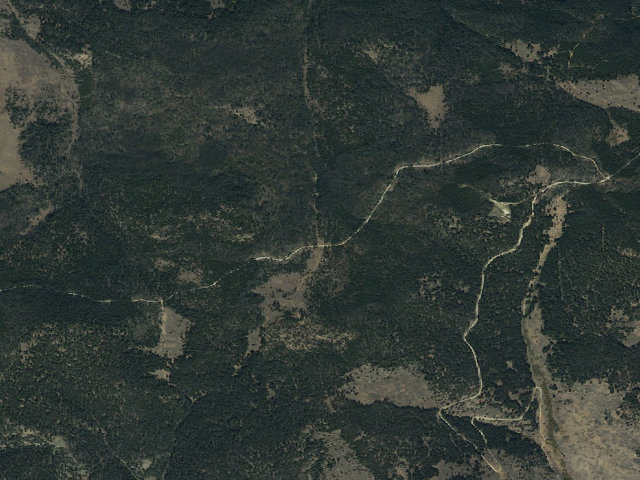 Aerial image of USFS dispersed camp — MT #621