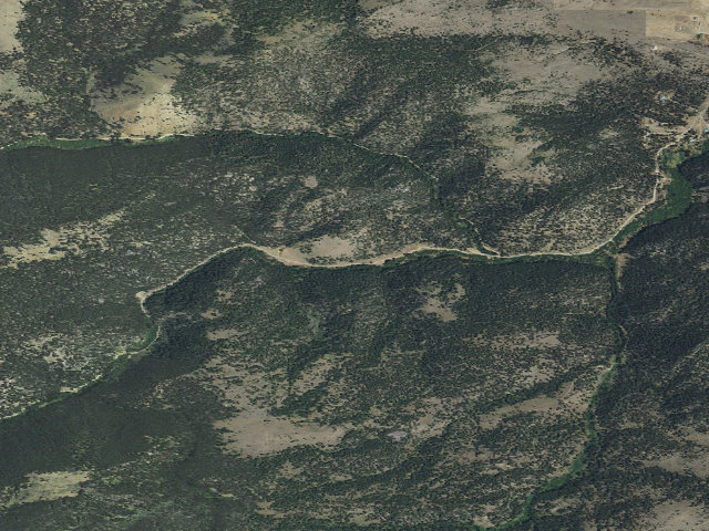 Aerial image of USFS dispersed camp — MT #623