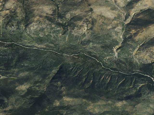 Aerial image of USFS dispersed camp — MT #633