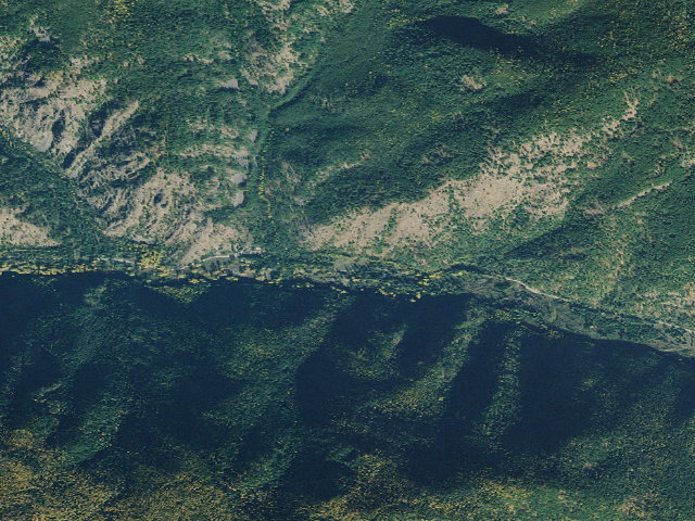 Aerial image of USFS dispersed camp — MT #645