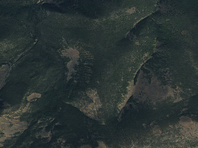 Aerial image of USFS dispersed camp — MT #647