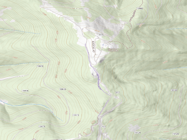 USGS topographic map of USFS dispersed camp — MT #648