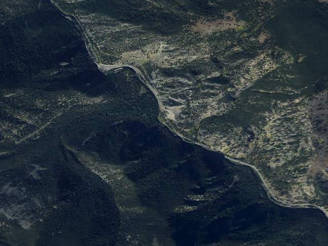 Aerial image of USFS dispersed camp — MT #658