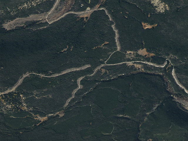 Aerial image of USFS dispersed camp — MT #661